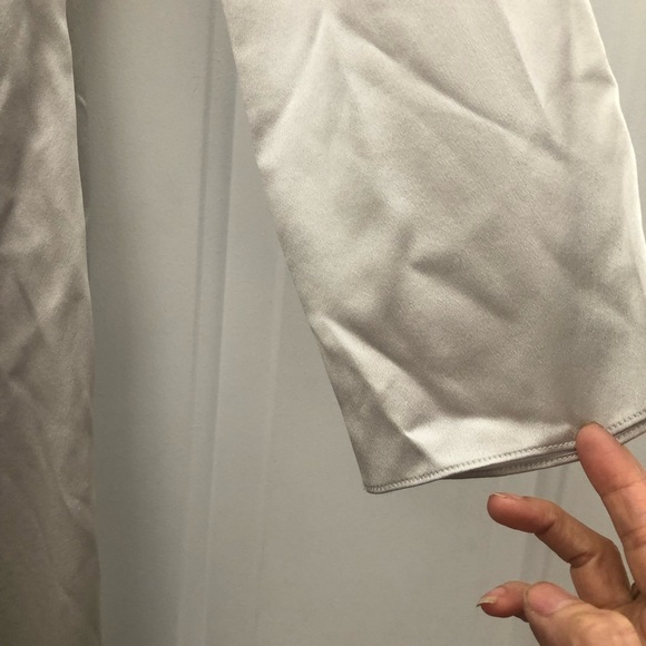 $475 Vince twist front silk midi dress - Picture 9 of 9